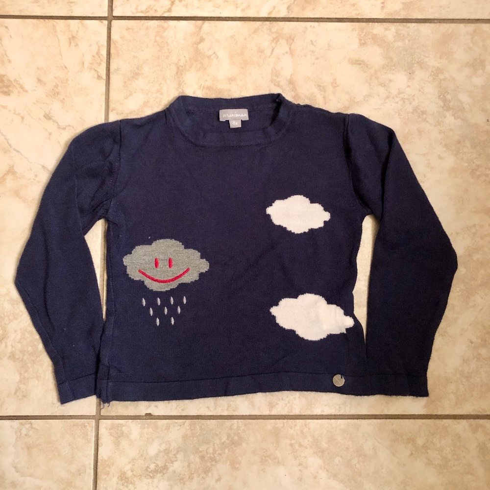 Miniman navy sweater